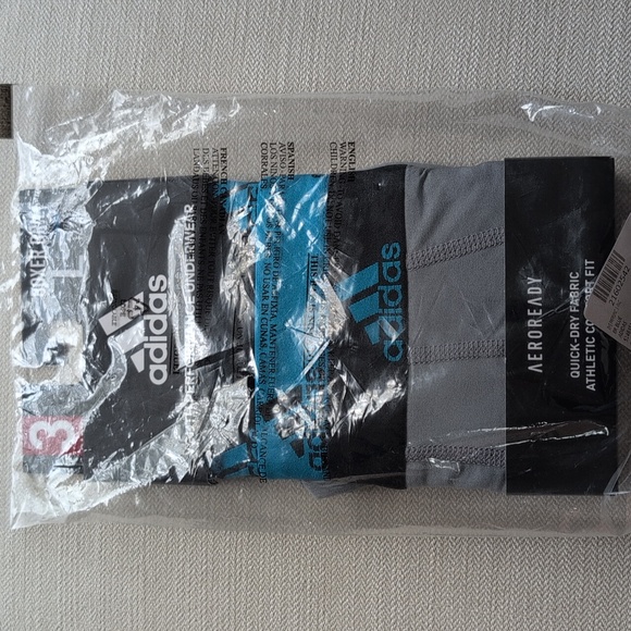 NWT Boys Adidas boxer briefs Sz L (14-16) - Picture 1 of 3